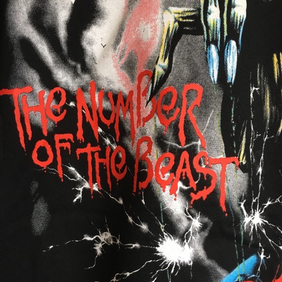Iron Maiden The Number of The Beast Graphic Tee New without tag - Picture 3 of 6